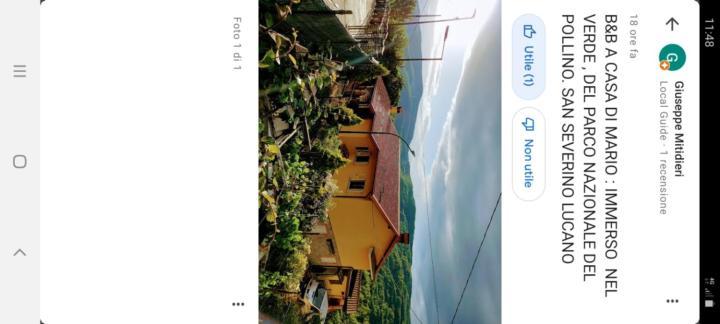 B&B A Casa Di Mario San Severino Lucano Esterno foto
